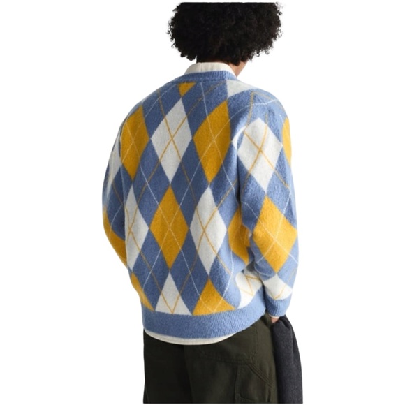 Zara argyle cardigan sweater. - Picture 2 of 7